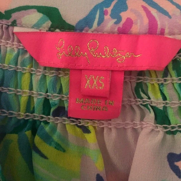 Lilly Pulitzer Elsa Top "Mermaid In The Shade" - Picture 6 of 8